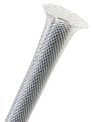 1/8" PET Expandable Braided Sleeving - Color: Clear - Length: 225FT 1/8" PET Expandable Braided Sleeving - Color: Clear - Length: 225FT