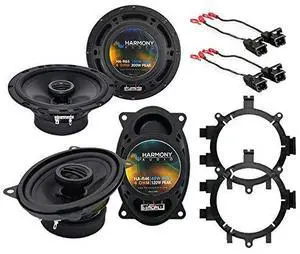 HA-R5 Compatible with Chevy Silverado Pickup 1999-2006 Car Stereo Rhythm Series 5.25" Replacement 225W Speakers, HA-R46 4x6 120W Speakers and HA-724568 SpeakerHarness HA-R5 Compatible with Chevy Silverado Pickup 1999-2006 Car Stereo Rhythm Series 5.25" Replacement 225W Speakers, HA-R46 4x6 120W Speakers and HA-724568 SpeakerHarness