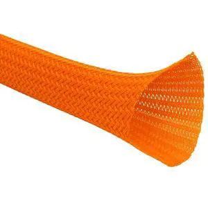 50 Ft - 1.00" Inch Braided Cable Sleeve - Self Closing Split Wire Wrap Cord Hider Organizer Wire Loom Tubing Cover for Automotive, Industrial Cable Management - Orange 50 Ft - 1.00" Inch Braided Cable Sleeve - Self Closing Split Wire Wrap Cord Hider Organizer Wire Loom Tubing Cover for Automotive, Industrial Cable Management - Orange