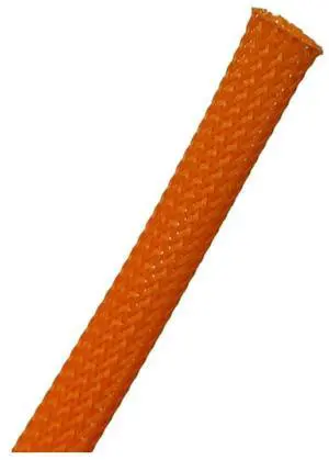 PET Expandable Braided Sleeving - 1-1/4 Inch - 100 Feet Long - Orange Cable Sleeve Automotive Wire Loom, Cable Wrap, Cord Protector from Pets, Cable Management - Orange PET Expandable Braided Sleeving - 1-1/4 Inch - 100 Feet Long - Orange Cable Sleeve Automotive Wire Loom, Cable Wrap, Cord Protector from Pets, Cable Management - Orange