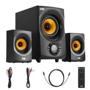 Bluetooth 2.1 Speaker System 2.1-Channel Home Theater Speaker System, Black (AA2170) Bluetooth 2.1 Speaker System 2.1-Channel Home Theater Speaker System, Black (AA2170)