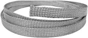 1/2" Stainless Steel Braided Sleeving 304SS Metal Flexible Expandable Mesh Sleeve - 25 Feet 1/2" Stainless Steel Braided Sleeving 304SS Metal Flexible Expandable Mesh Sleeve - 25 Feet