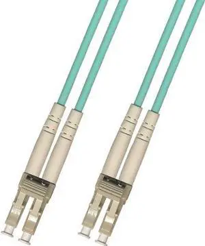 35 Meter 10Gb OM3 Multimode Duplex Fiber Optic Cable (50/125) - LC to LC - Aqua 35 Meter 10Gb OM3 Multimode Duplex Fiber Optic Cable (50/125) - LC to LC - Aqua