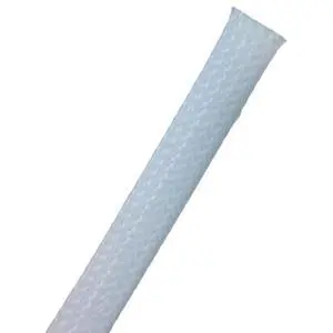 PET Expandable Braided Sleeving - 1 Inch - 100 Feet Long - White Cable Sleeve Automotive Wire Loom, Cable Wrap, Cord Protector from Pets, Cable Management - White PET Expandable Braided Sleeving - 1 Inch - 100 Feet Long - White Cable Sleeve Automotive Wire Loom, Cable Wrap, Cord Protector from Pets, Cable Management - White