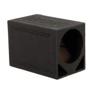 QPower Single Triangle Car Audio Ported Subwoofer Box, Fits Most 12-Inch Subwoofers - Deep Bass MDF Enclosure with Bed Liner Finish, Tuned to 54 Hertz, 2.2 Cu Ft Air Space QPower Single Triangle Car Audio Ported Subwoofer Box, Fits Most 12-Inch Subwoofers - Deep Bass MDF Enclosure with Bed Liner Finish, Tuned to 54 Hertz, 2.2 Cu Ft Air Space