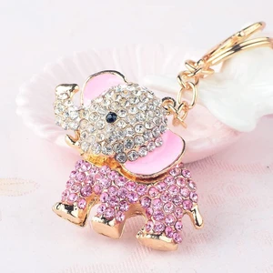 xiexuelian Cartoon Diamond-Encrusted Elephant car Keychain Bag Pendant Cute Elephant Creative Ladies Wallet pendant xiexuelian Cartoon Diamond-Encrusted Elephant car Keychain Bag Pendant Cute Elephant Creative Ladies Wallet pendant