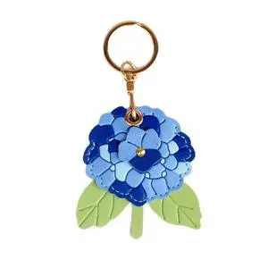Leather Hydrangea Flower Keychain Pendant, Accessories Elegant Floral Key Chains for Women Men Wallet Purse Charms (Blue) Leather Hydrangea Flower Keychain Pendant, Accessories Elegant Floral Key Chains for Women Men Wallet Purse Charms (Blue)