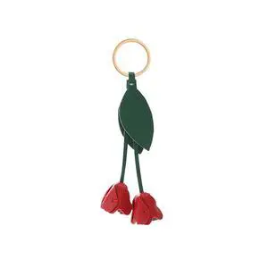 Leather Leaf Flower Keychain, Pu Leather Cute Bohemian Accessory Keychain, Portable Key Ring Charm For Women's Wallet Pendant (red) Leather Leaf Flower Keychain, Pu Leather Cute Bohemian Accessory Keychain, Portable Key Ring Charm For Women's Wallet Pendant (red)