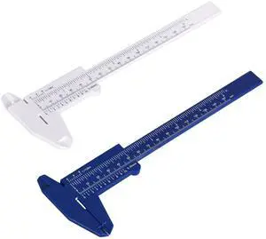 Plastic Vernier Caliper (2pcs), 150 mm Mini Plastic Caliper for School Student, Portable 0-6 Inch Measuring Tools, Sliding Gauge Plastic Vernier Caliper (2pcs), 150 mm Mini Plastic Caliper for School Student, Portable 0-6 Inch Measuring Tools, Sliding Gauge