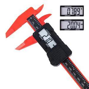 6" Digital Caliper Measuring Tool with LCD Display, Inch/MM Conversion, Auto-Off, Accurate ABS Body Electronic Caliper for DIY, Woodworking, Metal & Crafts 6" Digital Caliper Measuring Tool with LCD Display, Inch/MM Conversion, Auto-Off, Accurate ABS Body Electronic Caliper for DIY, Woodworking, Metal & Crafts