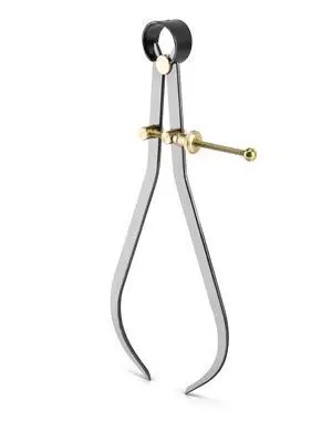 Precision Spring Dividers Calipers, Nut Adjustment 8 Inch Jaw Capacity Precision Spring Dividers Calipers, Nut Adjustment 8 Inch Jaw Capacity
