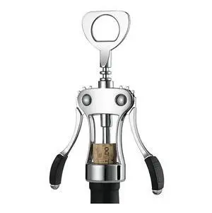 Premium Zinc Alloy Wine Opener - Multifunctional Wing Corkscrew with Ergonomic Non-Slip Handle, Heavy Duty Manual Bottle Opener for Waiters and Home Use Premium Zinc Alloy Wine Opener - Multifunctional Wing Corkscrew with Ergonomic Non-Slip Handle, Heavy Duty Manual Bottle Opener for Waiters and Home Use