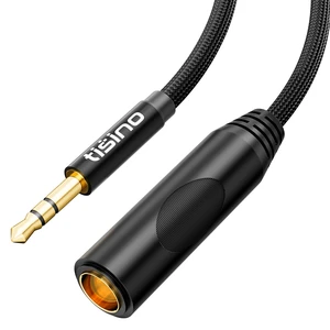 1/4 to 3.5mm Adapter, 1/4" Female to 1/8" Male Stereo Audio Adapter for Headphone, Amplifiers, Guitar, Amp etc. - 5ft/1.5m 1/4 to 3.5mm Adapter, 1/4" Female to 1/8" Male Stereo Audio Adapter for Headphone, Amplifiers, Guitar, Amp etc. - 5ft/1.5m