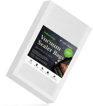 Vacuum Sealer Bags, 8" x 12" Quart, 50 Pcs Vacuum Sealer Bags, 8" x 12" Quart, 50 Pcs