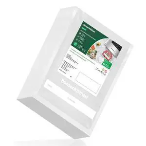 Precut Vacuum Food Sealer Bags 100 Pint 6" x 10", BPA Free, Commercial Grade Textured Food Vacuum Sealer Bag, Thick Embossed Bags for Food Storage and Sous Vide Cooking VB3204 Precut Vacuum Food Sealer Bags 100 Pint 6" x 10", BPA Free, Commercial Grade Textured Food Vacuum Sealer Bag, Thick Embossed Bags for Food Storage and Sous Vide Cooking VB3204