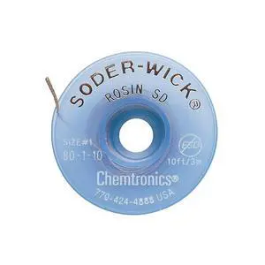 80-1-10 Braid, DESOLDERING, Rosin SD, 10FT 80-1-10 Braid, DESOLDERING, Rosin SD, 10FT