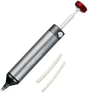Desoldering Pump Solder Sucker Solder Removal Tool Powerful Vacuum Suction and Heat-Resistant Nozzle Desoldering Pump Solder Sucker Solder Removal Tool Powerful Vacuum Suction and Heat-Resistant Nozzle