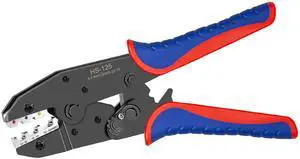 Ratchet Wire Crimping Tool, AWG 22-10 Quick Change Jaw Wire Crimper for Heat Shrink, Insulated Nylon and Electrical Wire Connectors Ratchet Wire Crimping Tool, AWG 22-10 Quick Change Jaw Wire Crimper for Heat Shrink, Insulated Nylon and Electrical Wire Connectors