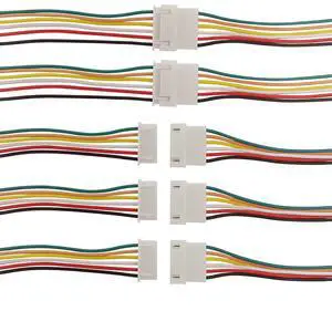 10Pairs JST XH 2.54mm 6Pins Connector, 2.54mm Pitch Female and Male JST Connection Plug Header Expansion Wire with 200mm 26AWG Cable 10Pairs JST XH 2.54mm 6Pins Connector, 2.54mm Pitch Female and Male JST Connection Plug Header Expansion Wire with 200mm 26AWG Cable