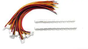 20 Sets JST XH2.54 3Pin Wire Cable Plug Connector, XH 2.54mm Pitch 3Pins Male Female 15cm Wire Length 26AWG 20 Sets JST XH2.54 3Pin Wire Cable Plug Connector, XH 2.54mm Pitch 3Pins Male Female 15cm Wire Length 26AWG