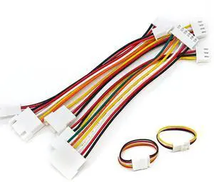 20 PCS JST XH 2.54mm 2 3 4 5 Pin Connector, Male and Female Double Connector End with 200mm Extension Cable AWG 26 20 PCS JST XH 2.54mm 2 3 4 5 Pin Connector, Male and Female Double Connector End with 200mm Extension Cable AWG 26