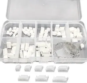 JST GH 1.25mm Connector Kit, 2/3/4/5/6/7/8/10 Pin 80 PCS Male Housing Plug Connectors with 500 PCS Plug Terminal JST GH 1.25mm Connector Kit, 2/3/4/5/6/7/8/10 Pin 80 PCS Male Housing Plug Connectors with 500 PCS Plug Terminal