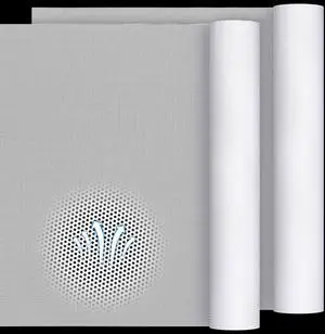 2 Pack PC Dust Filter Roll 1000x300mm PVC Mesh Cover Floor Vent Cover for PC Case, Gaming Rigs & Office Computers, 0.5mm Holes, No Magnetic Strip(White) 2 Pack PC Dust Filter Roll 1000x300mm PVC Mesh Cover Floor Vent Cover for PC Case, Gaming Rigs & Office Computers, 0.5mm Holes, No Magnetic Strip(White)