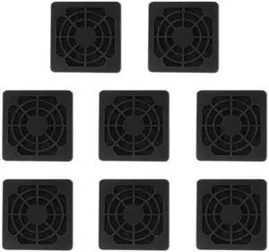 8 Pcs Black Cooling Fan Filter 40 mm Square Plastic Case Fan Filter Cover PC Computer Case Mesh 8 Pcs Black Cooling Fan Filter 40 mm Square Plastic Case Fan Filter Cover PC Computer Case Mesh