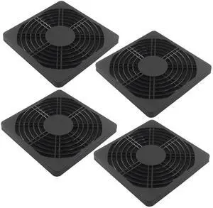 4 Pcs 120mm Black Plastic Fan Filter Cover, Mesh Design Dustproof Screen for PC & Server Cases 4 Pcs 120mm Black Plastic Fan Filter Cover, Mesh Design Dustproof Screen for PC & Server Cases