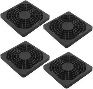 4 Pcs 80mm Black Plastic Fan Filter Cover, Mesh Design Dustproof Screen for PC & Server Cases 4 Pcs 80mm Black Plastic Fan Filter Cover, Mesh Design Dustproof Screen for PC & Server Cases