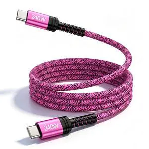 USB C to USB C Cable, 240W Fast Charging Cord 6FT USB C Cable Type C Charger for Samsung S26 Ultra S25 Edge S25 Plus S25 FE S24 A57 A17 A37 A26 A56 A55,iPhone 17 16 15,iPad Pro,MacBook Pro/Air,CarPlay USB C to USB C Cable, 240W Fast Charging Cord 6FT USB C Cable Type C Charger for Samsung S26 Ultra S25 Edge S25 Plus S25 FE S24 A57 A17 A37 A26 A56 A55,iPhone 17 16 15,iPad Pro,MacBook Pro/Air,CarPlay
