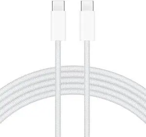 6ft IPhone 16/16E/17/17E USB C to USB C Cable, Woven Charger Long Cable for iPhone 17/16/15 Plus/ Pro Max, iPad Air,iPad 10th Gen, Mini 6th, Pro 13/12.9/11 in, Type-c MacBook Pro Fast Charging Cord 6ft IPhone 16/16E/17/17E USB C to USB C Cable, Woven Charger Long Cable for iPhone 17/16/15 Plus/ Pro Max, iPad Air,iPad 10th Gen, Mini 6th, Pro 13/12.9/11 in, Type-c MacBook Pro Fast Charging Cord