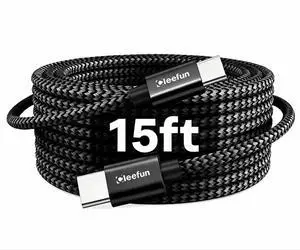 Long USB C to USB C Cable 15ft, C to C Fast Charging Type C Charger Long USB C to USB C Cable 15ft, C to C Fast Charging Type C Charger