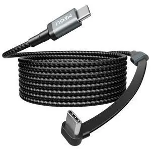 USB C to USB C Cable 10ft, 60W Type C Charger Fast Charging, Nylon Braided Right Angle USB C Cable, 90 Degree C Cord Charger for iPhone 17/16/15 Pro Max, Apple MacBook Pro, iPad, Pixel, Samsung Etc. USB C to USB C Cable 10ft, 60W Type C Charger Fast Charging, Nylon Braided Right Angle USB C Cable, 90 Degree C Cord Charger for iPhone 17/16/15 Pro Max, Apple MacBook Pro, iPad, Pixel, Samsung Etc.