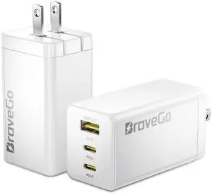 65W Charger Block, 3-Port Fast Charging Adapter, GaN Tech, Compact Wall Plug Block, Light Weight for Travel, for iPhone 15/14/13/12 Plus Pro Max, iPad Pro, iPad, MacBook Air, Samsung, AirPods 65W Charger Block, 3-Port Fast Charging Adapter, GaN Tech, Compact Wall Plug Block, Light Weight for Travel, for iPhone 15/14/13/12 Plus Pro Max, iPad Pro, iPad, MacBook Air, Samsung, AirPods