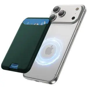 for MagSafe Wallet, 3 Cards Holder, Slim Magnetic Phone Wallet for iPhone 17/16/15/14/13/12 Pro Max Plus Air Series,RFID Blocking Vegan Leather,Night Green for MagSafe Wallet, 3 Cards Holder, Slim Magnetic Phone Wallet for iPhone 17/16/15/14/13/12 Pro Max Plus Air Series,RFID Blocking Vegan Leather,Night Green