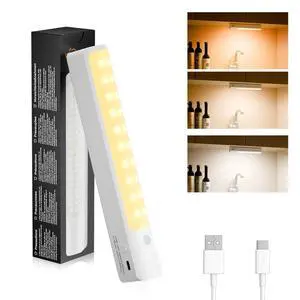 Under Cabinet Lights Wireless, 3 Color Temperatures & 2 Working Modes, LED Lights for Bedroom, Rechargeable Cabinet Lights, Battery Operated Lights, Easy Installation Under Cabinet Lights Wireless, 3 Color Temperatures & 2 Working Modes, LED Lights for Bedroom, Rechargeable Cabinet Lights, Battery Operated Lights, Easy Installation