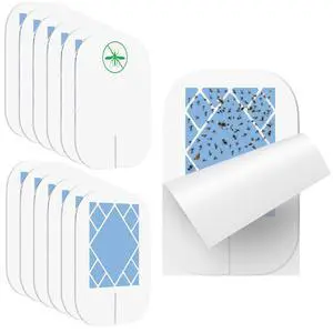 12 Pack Flying Insect Trap Refill Compatible with VEYOFLY Fly Trap VF01, Glue Board Bug Catcher, Replacement Sticky Glue Cards for Insect Bug Mosquito Gnat Fruit Fly Traps Indoors (Classic) 12 Pack Flying Insect Trap Refill Compatible with VEYOFLY Fly Trap VF01, Glue Board Bug Catcher, Replacement Sticky Glue Cards for Insect Bug Mosquito Gnat Fruit Fly Traps Indoors (Classic)