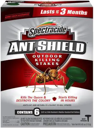 Ant Shield Outdoor Killing Stakes 6 Count, Kills The Queen And Colony Ant Shield Outdoor Killing Stakes 6 Count, Kills The Queen And Colony