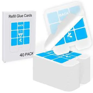 40 Pack Refill Glue Cards, Saferr Home Fly Trap Refill Compatible with Saferr Home SH502, S23005-06 and Dynatrap DT3005W Dot Indoor Fly Trap Plug-in Insect Trap Replacement 40 Pack Refill Glue Cards, Saferr Home Fly Trap Refill Compatible with Saferr Home SH502, S23005-06 and Dynatrap DT3005W Dot Indoor Fly Trap Plug-in Insect Trap Replacement