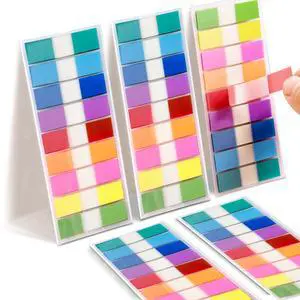 Writable Sticky Tabs, 900 Pcs Transparent Sticky Page Marker Tabs for Document Organization, Teacher Supplies, Study Aids, Office Supplies, Colorful Tabs Writable Sticky Tabs, 900 Pcs Transparent Sticky Page Marker Tabs for Document Organization, Teacher Supplies, Study Aids, Office Supplies, Colorful Tabs