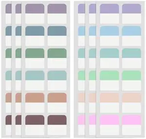 240 Pcs Sticky Index Tabs, Colored Book Sticky Tabs for Notebooks, Repositionable Page File Tabs for Notebooks Books File Classification,12 Colors (1 Inch) 240 Pcs Sticky Index Tabs, Colored Book Sticky Tabs for Notebooks, Repositionable Page File Tabs for Notebooks Books File Classification,12 Colors (1 Inch)