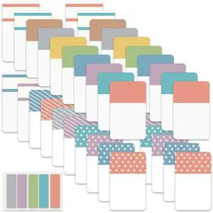 900 PCS 1 Inch Book Tabs Sticky Index Tabs,Writable Repositionable 900 PCS 1 Inch Book Tabs Sticky Index Tabs,Writable Repositionable