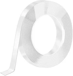 Nano Strong Mounting Adhesive Tape Double Sided Tape Heavy Duty Removable Clear Two Sided Double Stick Wall Tape 1/2in*10ft Nano Strong Mounting Adhesive Tape Double Sided Tape Heavy Duty Removable Clear Two Sided Double Stick Wall Tape 1/2in*10ft