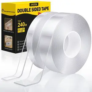 Heavy Duty Removable Nano Double Sided Tape 240 Inch, Multifunctional Mounting Tape for Posters, Rugs, Pictures, Wall Decor, Indoor & Outdoor Office Heavy Duty Removable Nano Double Sided Tape 240 Inch, Multifunctional Mounting Tape for Posters, Rugs, Pictures, Wall Decor, Indoor & Outdoor Office