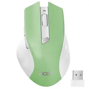 Wireless Mouse for Laptop, 2.4GHz Computer Mouse 3 Adjustable DPI Office Cordless USB Mice with USBA Receiver, 6 Buttons, 1600 DPI, Medium to Large Sized Hands (Green) Wireless Mouse for Laptop, 2.4GHz Computer Mouse 3 Adjustable DPI Office Cordless USB Mice with USBA Receiver, 6 Buttons, 1600 DPI, Medium to Large Sized Hands (Green)