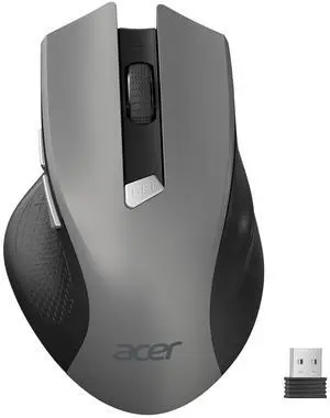 Wireless Mouse for Laptop, 2.4GHz Computer Mouse 3 Adjustable DPI Office Cordless USB Mice with USBA Receiver, 6 Buttons, 1600 DPI, Medium to Large Sized Hands (Grey) Wireless Mouse for Laptop, 2.4GHz Computer Mouse 3 Adjustable DPI Office Cordless USB Mice with USBA Receiver, 6 Buttons, 1600 DPI, Medium to Large Sized Hands (Grey)