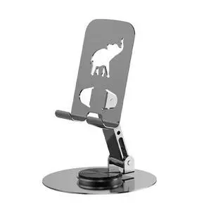 360-Degree Desk Phone Holder Rotatable Cell Phone Holder, Foldable Carbon Steel Tablet Stand for All Mobile Phones, iPhone, iPad 360-Degree Desk Phone Holder Rotatable Cell Phone Holder, Foldable Carbon Steel Tablet Stand for All Mobile Phones, iPhone, iPad