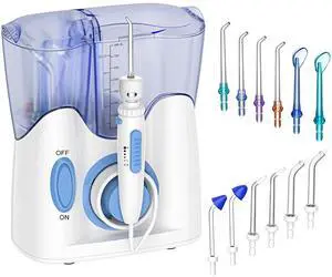 Dental Water Flosser for Teeth Cleaning With 12 Multifunctional Tips & 800ml Capacity, Professional Countertop Oral Irrigator Quiet Design(HF-9 whisper) Dental Water Flosser for Teeth Cleaning With 12 Multifunctional Tips & 800ml Capacity, Professional Countertop Oral Irrigator Quiet Design(HF-9 whisper)