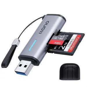 Micro SD Card Reader 3.0, 5Gbps 2-in-1 USB A Memory Card Reader Dual Slots for SDXC, SDHC, SD, MicroSD, UHS-I Cards, Compatible with MacBook, iPad, Computer Micro SD Card Reader 3.0, 5Gbps 2-in-1 USB A Memory Card Reader Dual Slots for SDXC, SDHC, SD, MicroSD, UHS-I Cards, Compatible with MacBook, iPad, Computer
